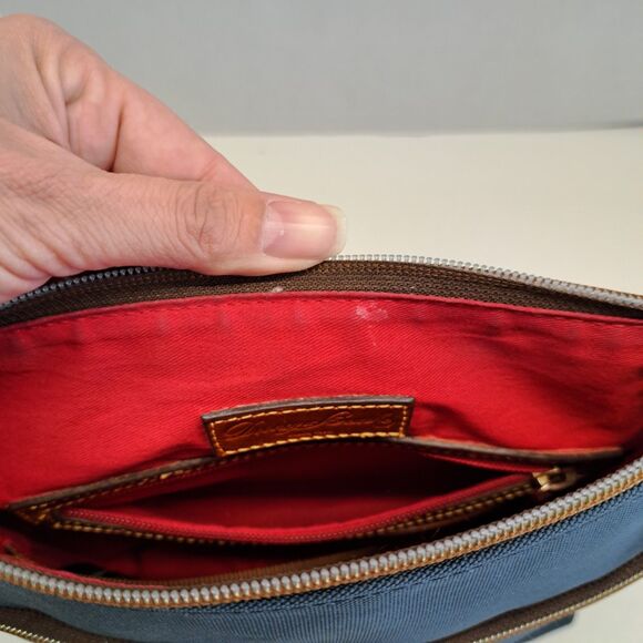 Dooney & Bourke Canvas Shoulder Bag - BLUE - Picture 7 of 16